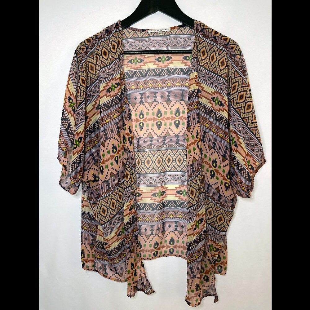 Thin Summer Shrug (Aztec, Size M)